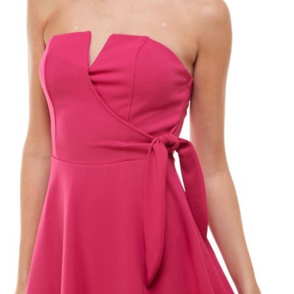 Hot Pink Scuba Dress- NWT - Picture 2 of 5